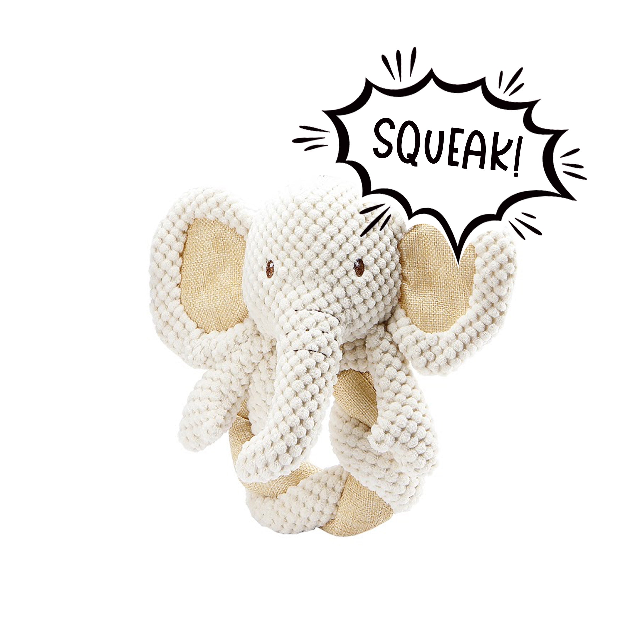 Mini Hemp Chunky Monkey and Elephant Dog Toys – Petique, Inc.