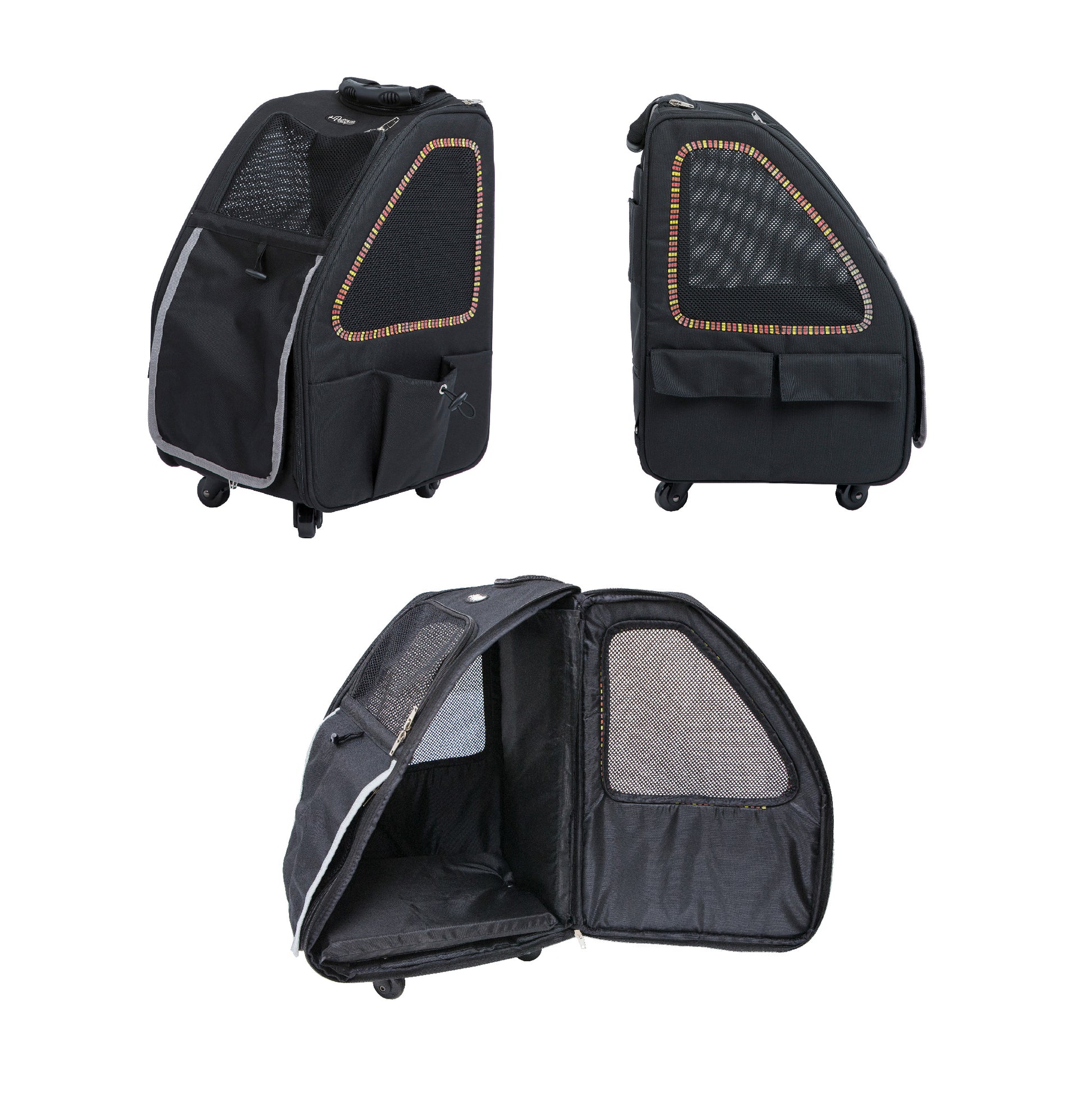Black Camper Cat Backpack