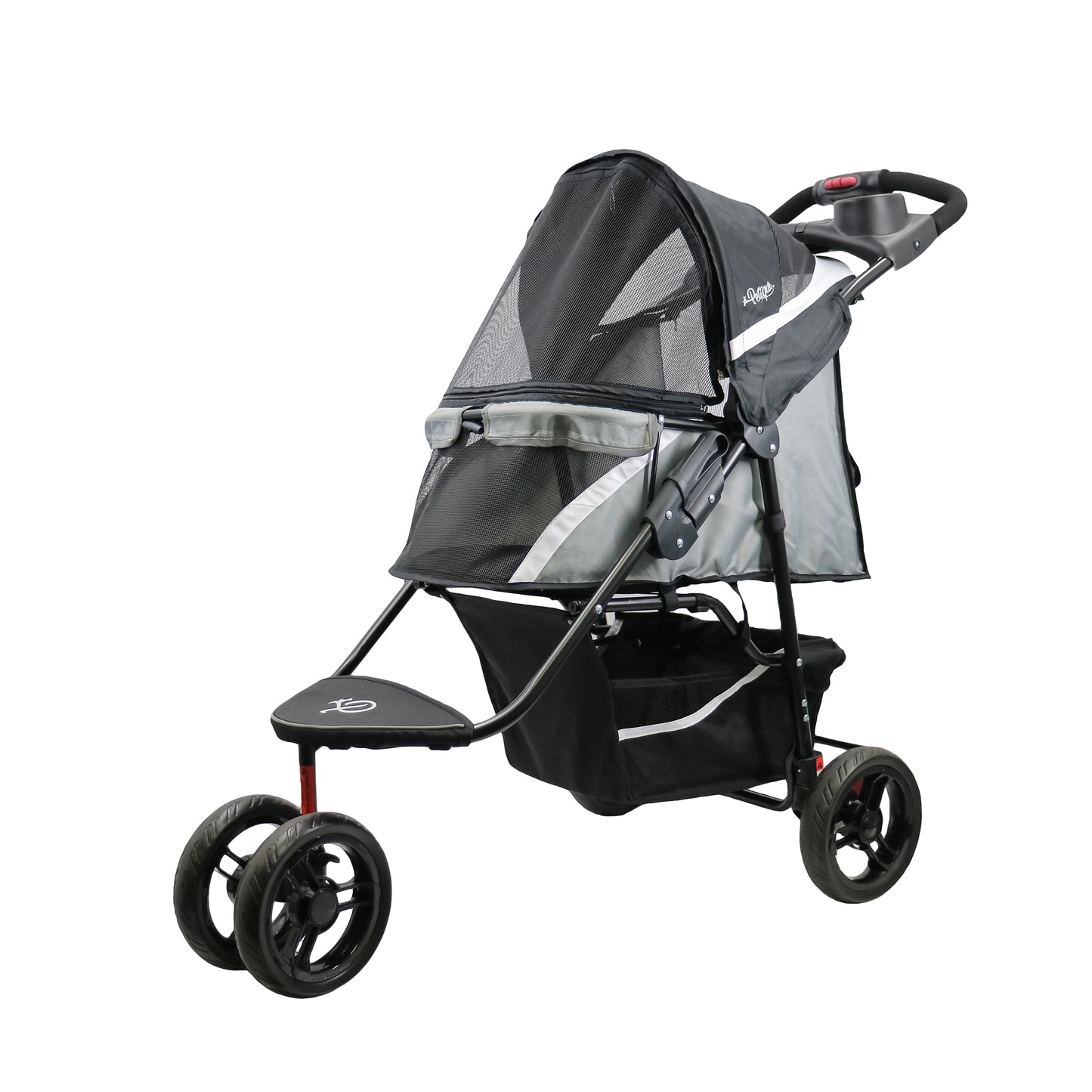 OPEN-BOX | Gray and Black Pet Stroller For Small/Medium Dogs and Cats