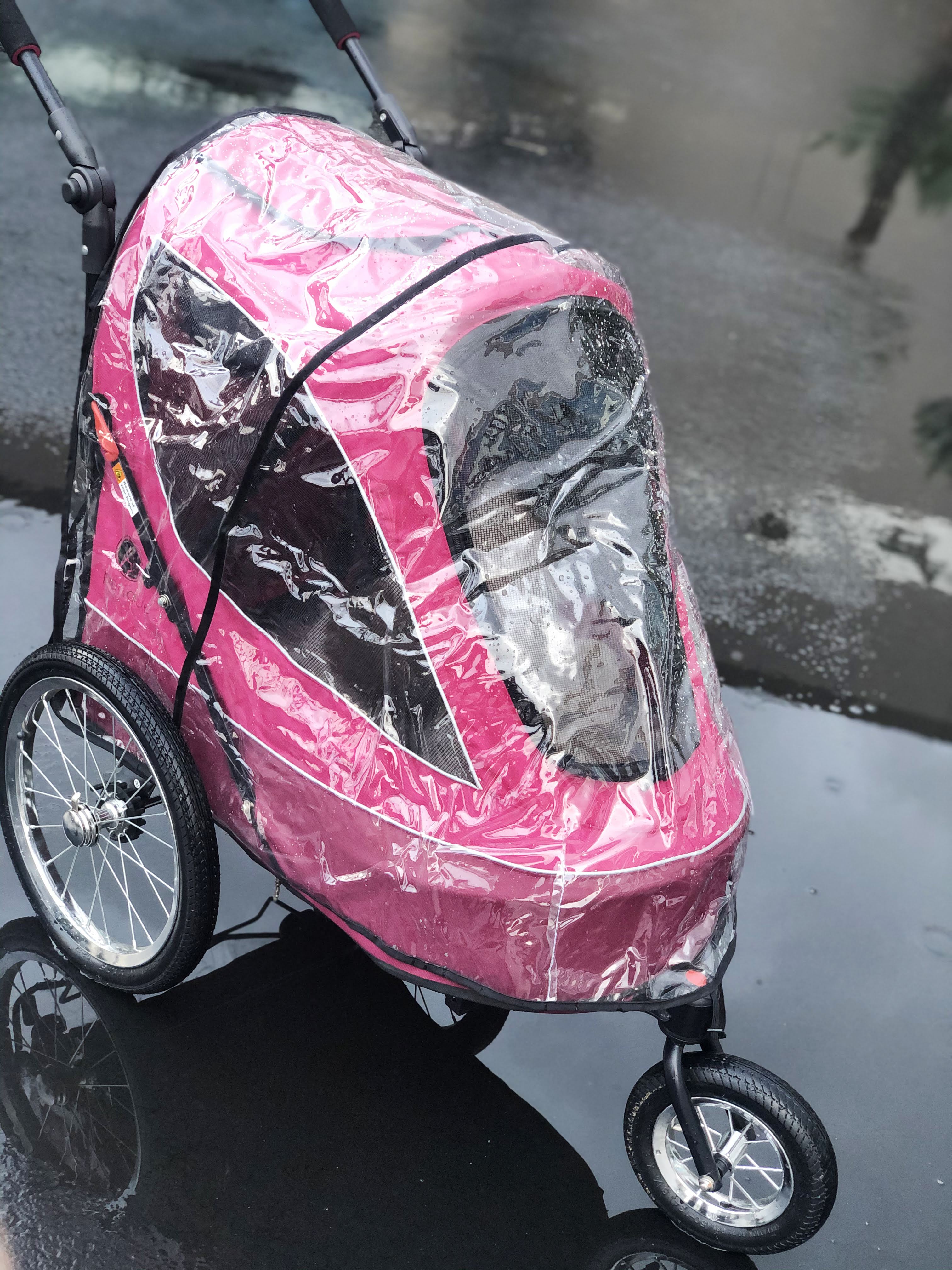 Jogging stroller clearance rain cover