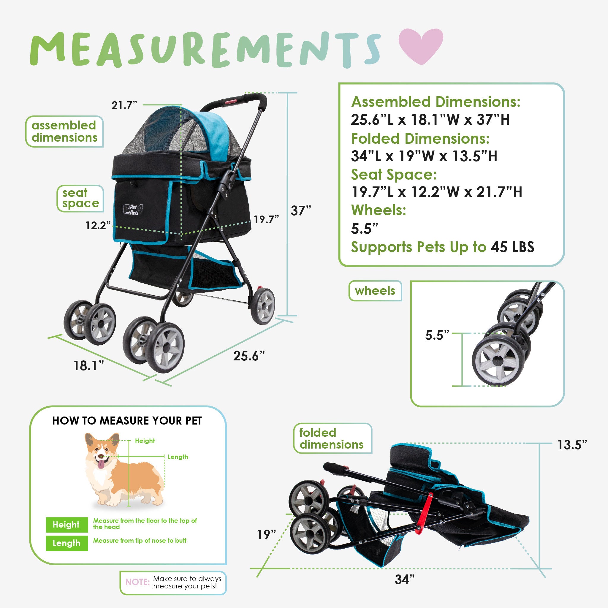 Pet and Pets Swift Pet Stroller