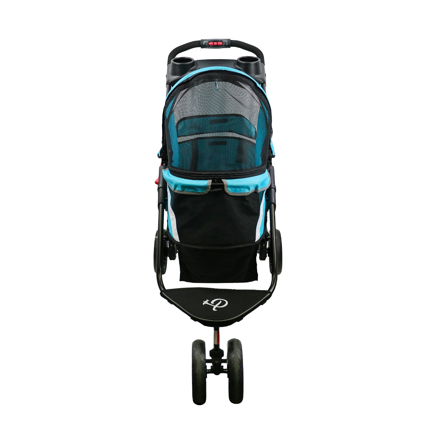 OPEN-BOX | Teal and Black Pet Stroller For Small/Medium Dogs and Cats