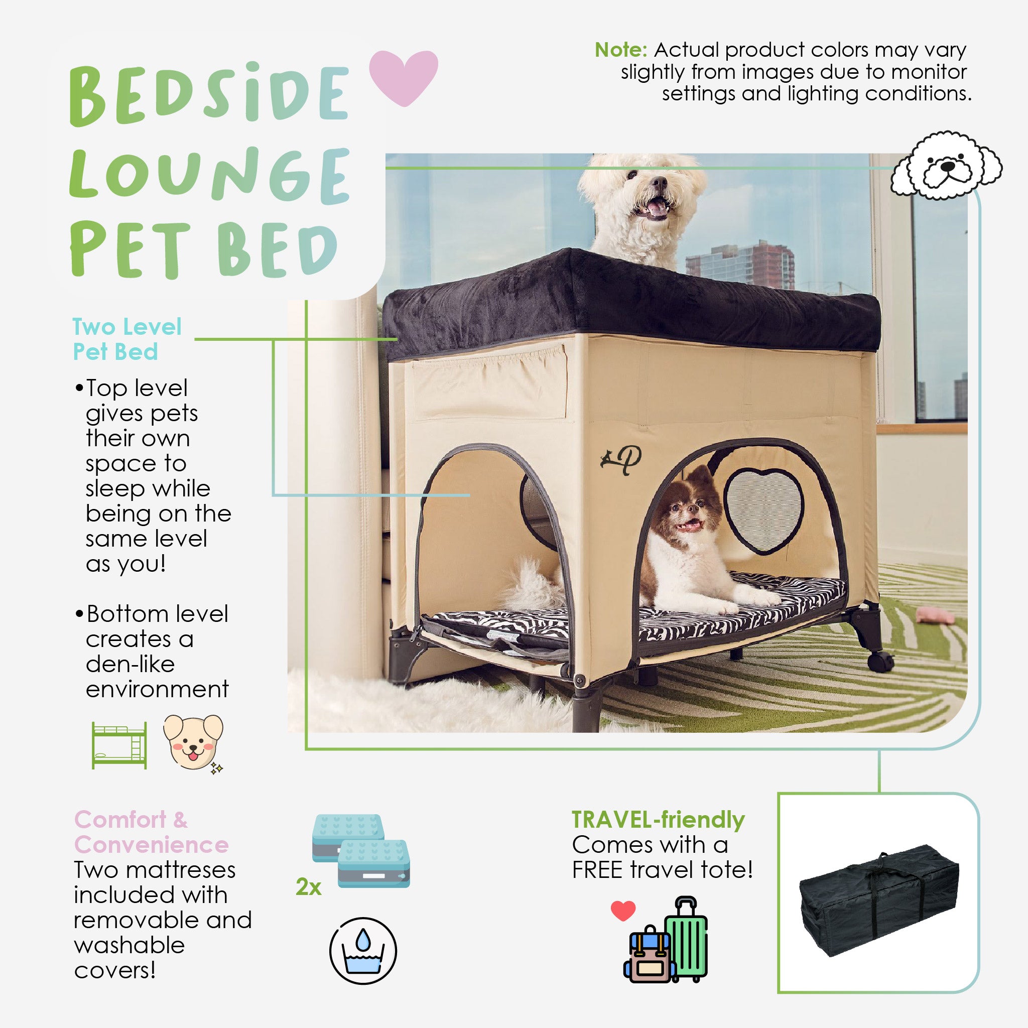 Bedside lounge clearance pet bolster