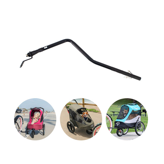 Pet Jogger Bike Adapter: Attaches Securely, Adjustable Distance, Durable Clasp, Portable, Lightweight, Sturdy, Durable, COMPATIBLE WITH PETIQUE JOGGERS ONLY