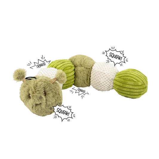 craig the caterpillar dog toy