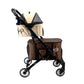 OPEN-BOX | Two Level Pet Stroller + Detachable Car Seats for Multiple Pets in Brown