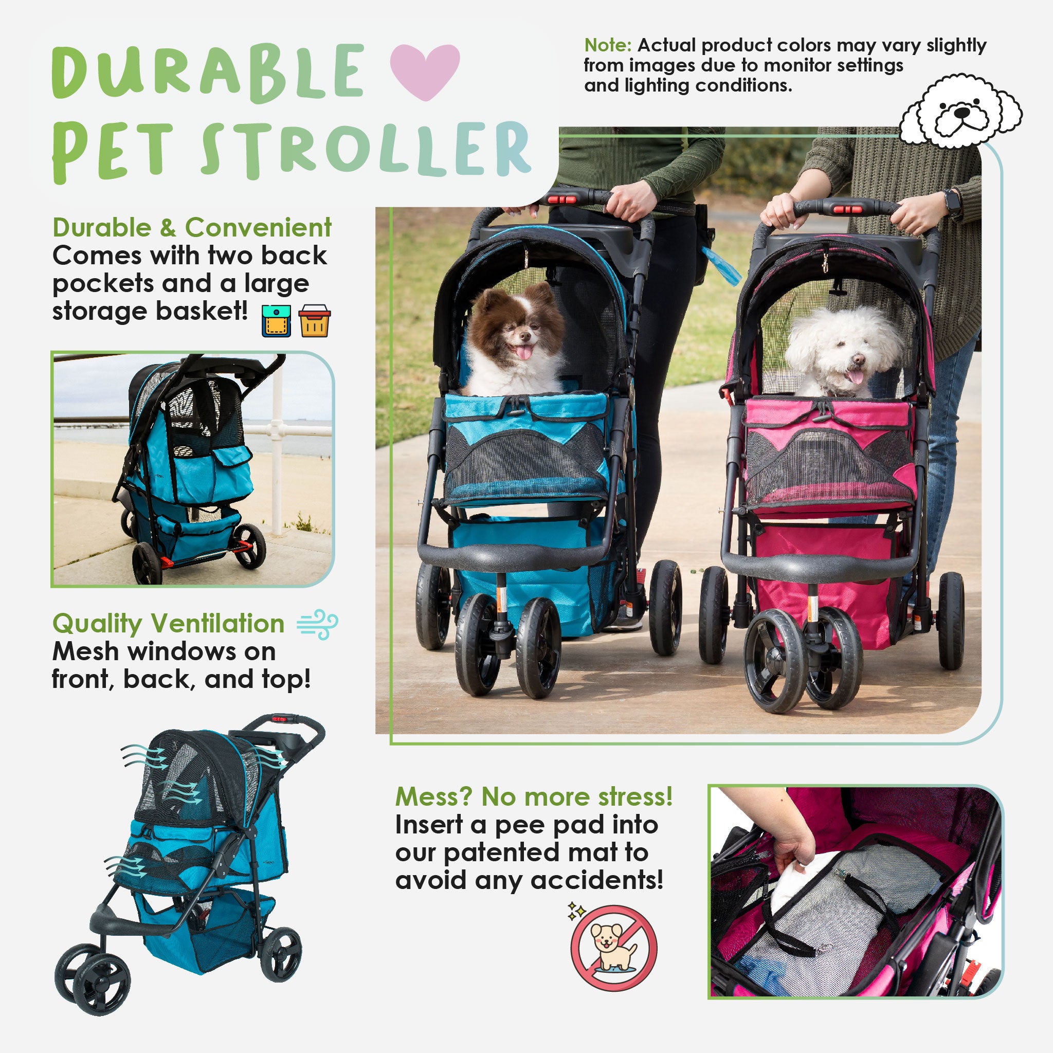 Best dog stroller hotsell for two small dogs