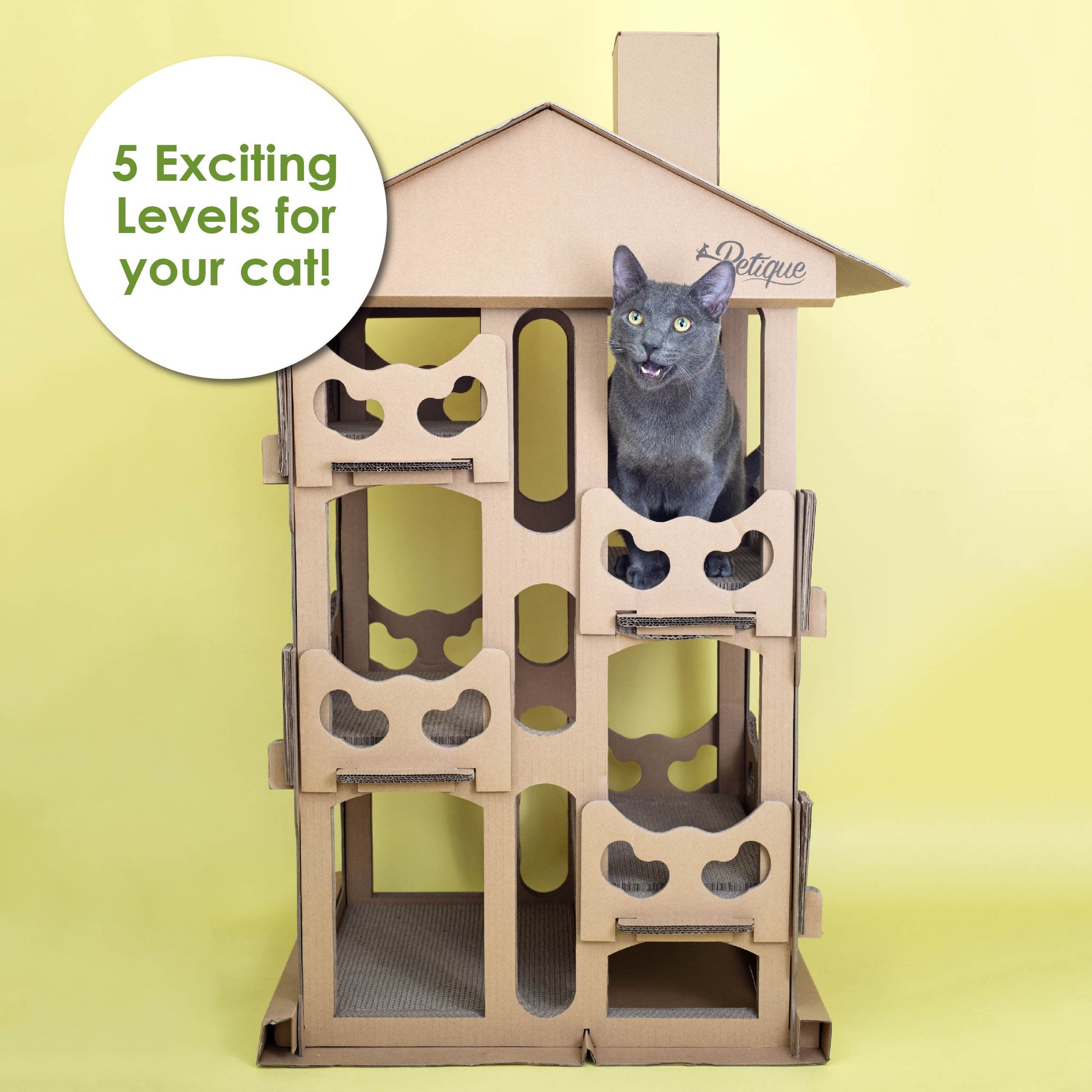 5 levels feline chateau cat house