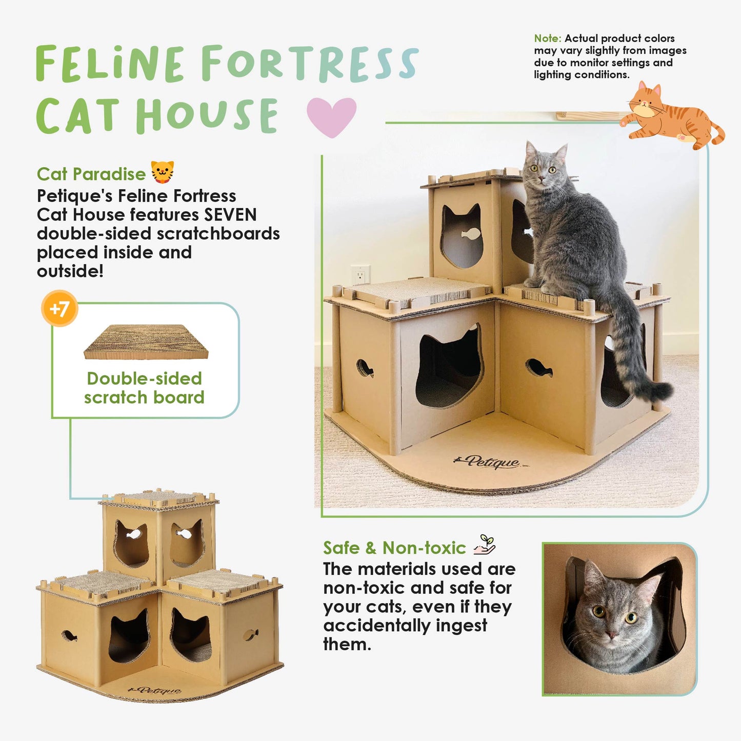 about the feline fortress cat house