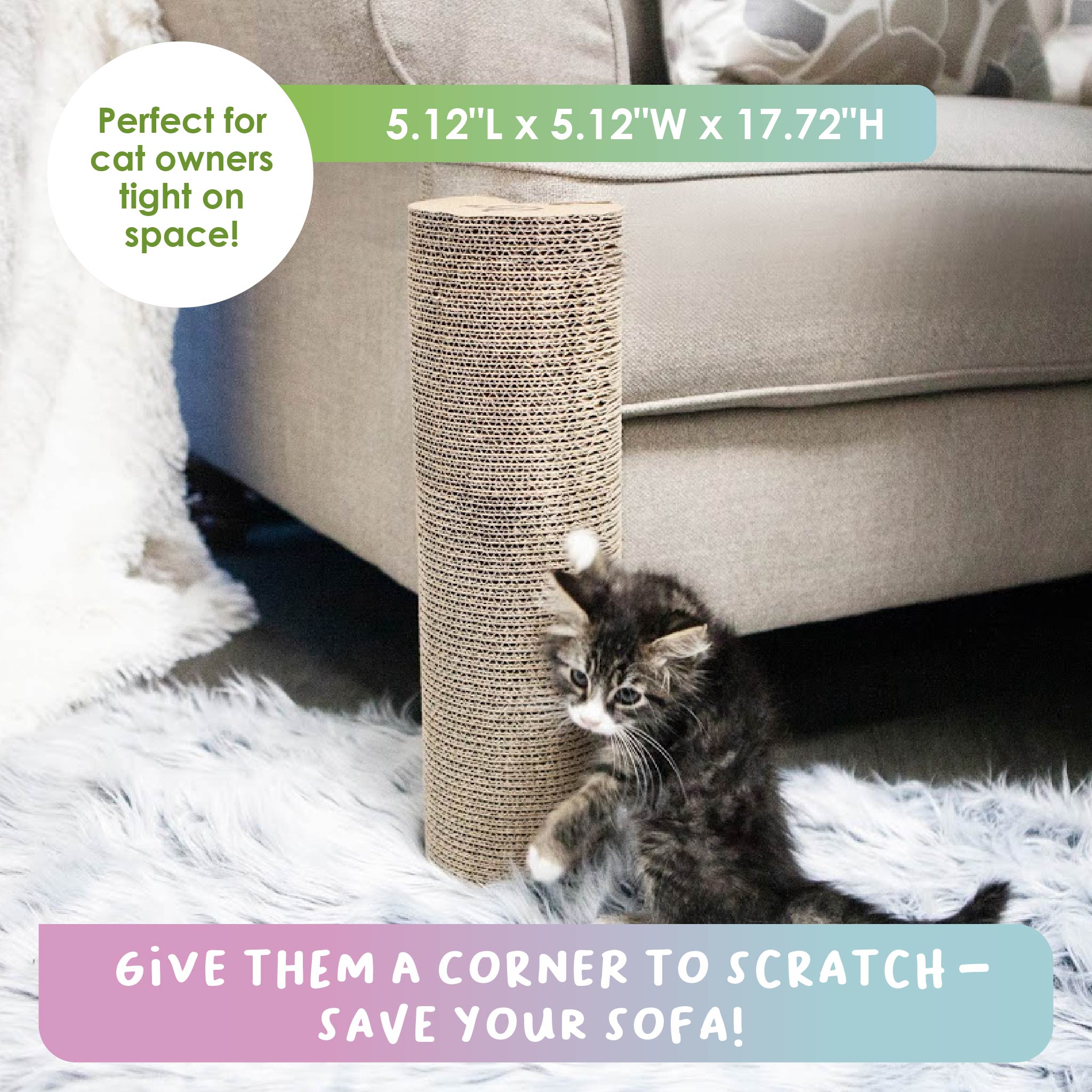 Cat scratching post sofa hotsell