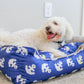 Anchor's Away Reversible Pet Bed Soft Calming Pet Bed, Anti-Anxiety, Nonskid Bottom, Premium Comfort Plus Pet Bed for Large/Medium/Small Dogs/Cats, SUPPORTS UP TO 90LBS (45"x30"x10")