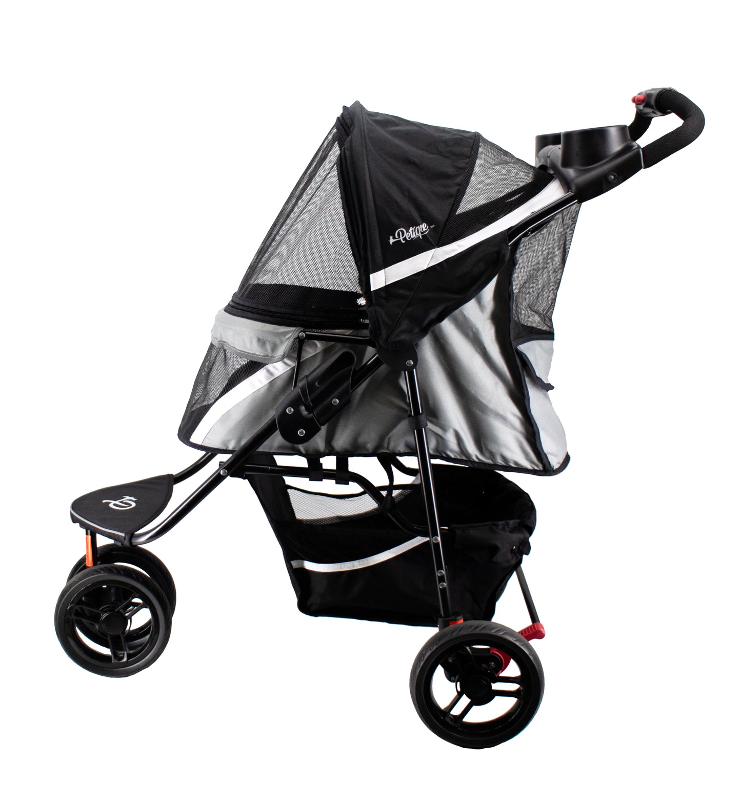 OPEN-BOX | Gray and Black Pet Stroller For Small/Medium Dogs and Cats