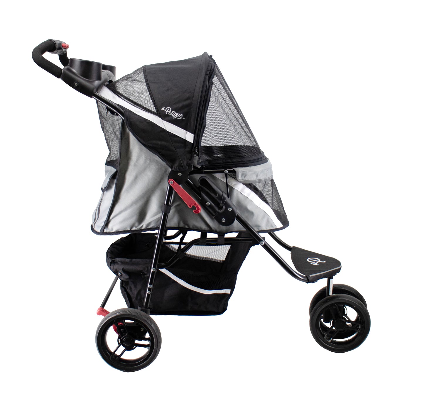 OPEN-BOX | Gray and Black Pet Stroller For Small/Medium Dogs and Cats