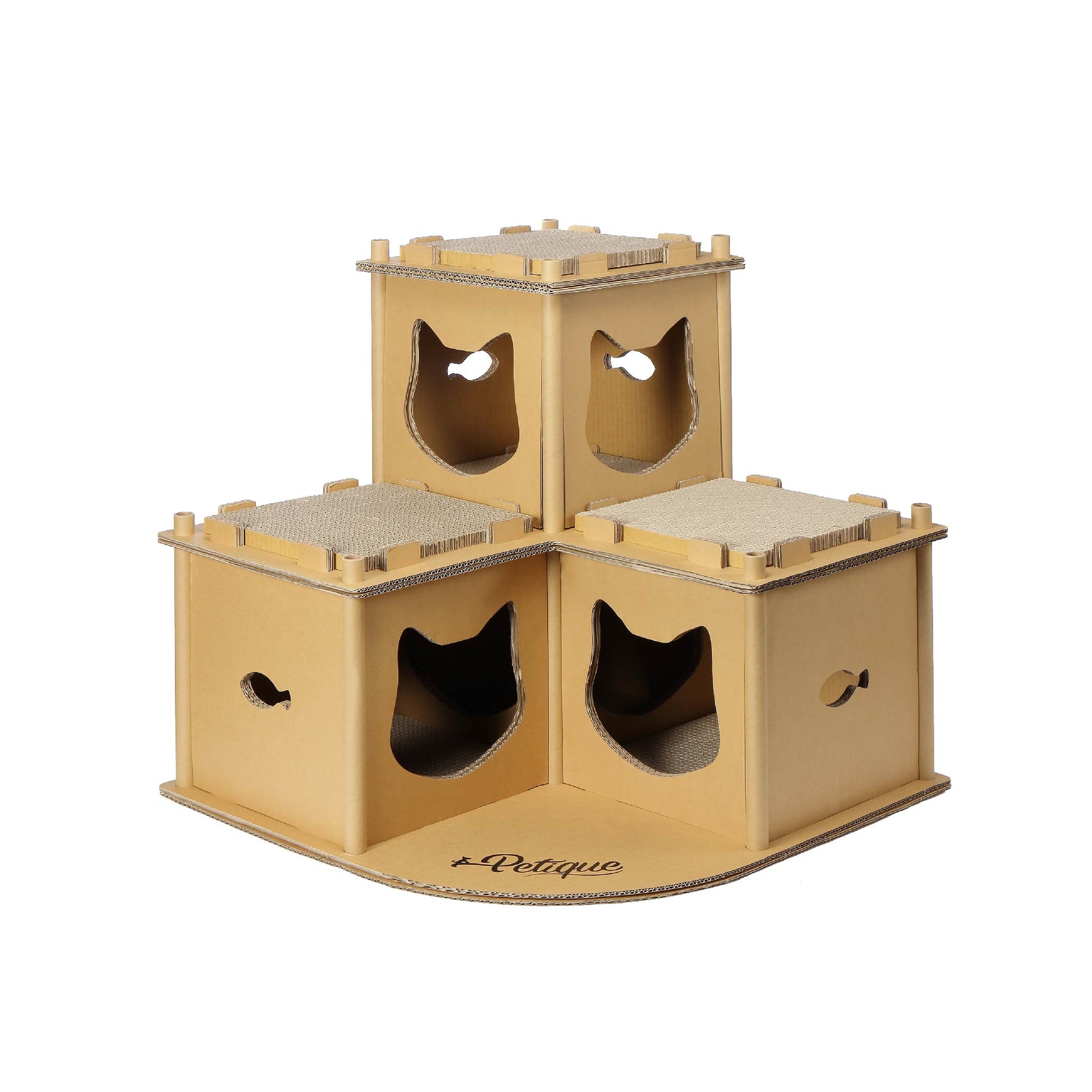 feline fortress cat house petique