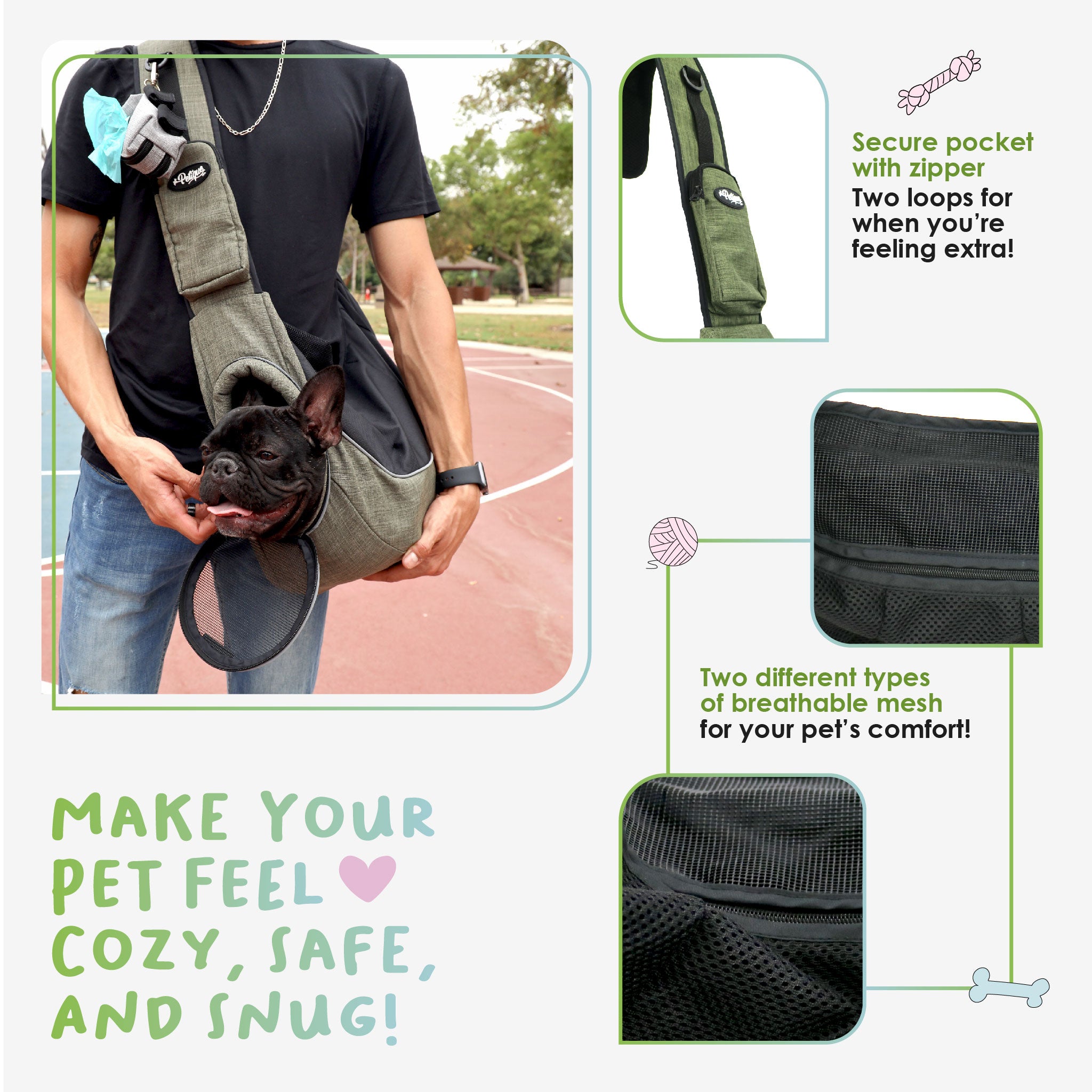 Pet carry outlet sling